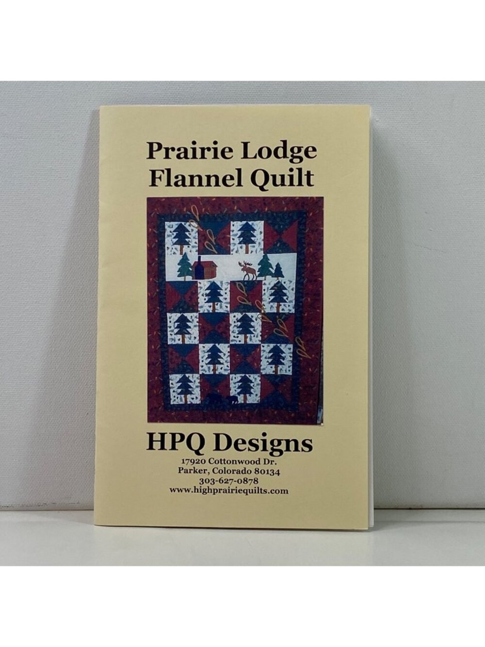 Prairie Lodge Flannel Quilt Pattern By HPQ Designs For Lap Twin Or Queen Sizes